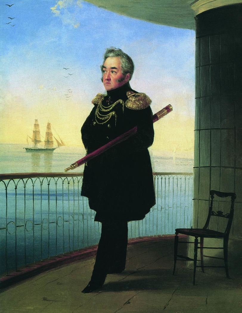 Portrait of vice admiral M.P. Lazarev