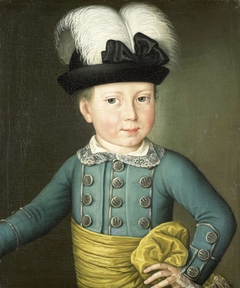 Portrait of William Frederick, Prince of Orange-Nassau, later King William I, as a Child by Unknown Artist