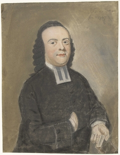 Portret van de predikant Baart by Pieter Frederik de la Croix