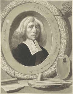 Portret van de schilder Jacob de Wet (de Oude) by Unknown Artist
