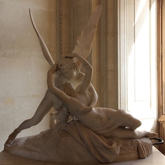 Psyche Revived By Cupid's Kiss by Antonio Canova
