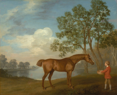 Pumpkin with a Stable-lad by George Stubbs