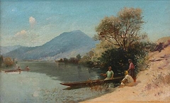 River scene by Walter Wright