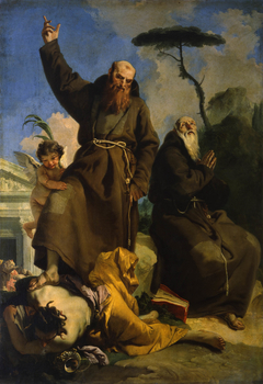 Saint Fidelis of Sigmarigen and Saint Joseph of Leonessa by Giovanni Battista Tiepolo