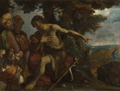 Saint John the Baptist preaching in the Wilderness by Pier Francesco Mola