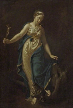 Saint Margaret and the Dragon by Adriaen van der Werff