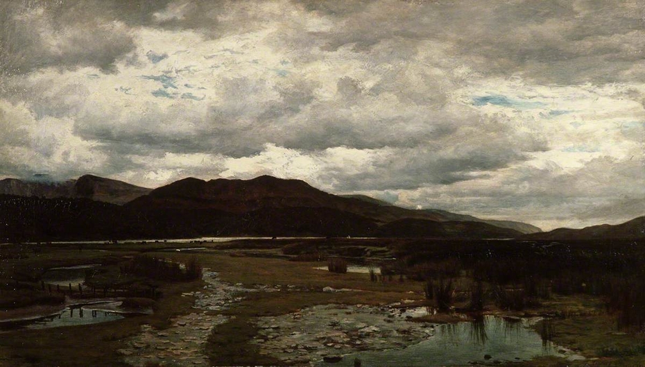 "Salt Marshes, Bont Ddu" Edward John Bernard Taylor - Artwork On USEUM