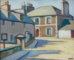 Samuel John Peploe - Kirkcudbright, Street Corner - ABDAG010720