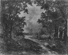 Schneise im Wald von Fontainebleau (Nachahmer) by Narcisse Virgilio Díaz