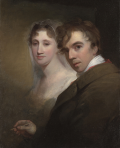 Self-Portrait of the Artist Painting His Wife (Sarah Annis Sully) by Thomas Sully