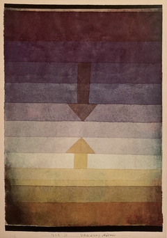 Séparation, le soir by Paul Klee