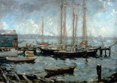 Ships in Harbor, Noank