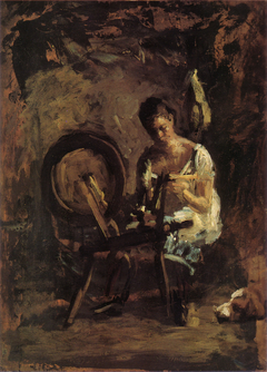 Spinning: Sketch by Thomas Eakins