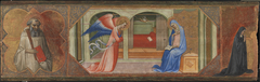 St. Benedict - The Annunciation - A Kneeling Nun by Lippo d'Andrea