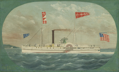 Steamer "St. Lawrence" by James Bard