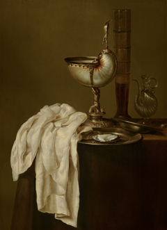 Still Life with a Nautilus Cup by Willem Claesz Heda