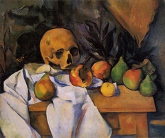 Still Life with Skull (Nature morte au crâne) by Paul Cézanne
