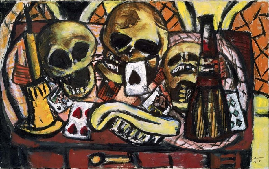 Still Life with Three Skulls