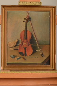 Stilleven met viool by Dirk Weeshoff