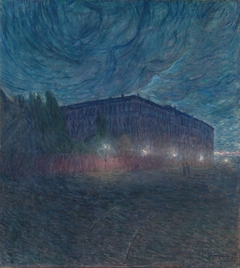 Stormy Night by Eugène Jansson