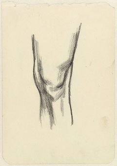 Studie van een knie by Jan Toorop