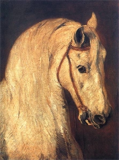 Studium of Horse Head. by Piotr Michałowski
