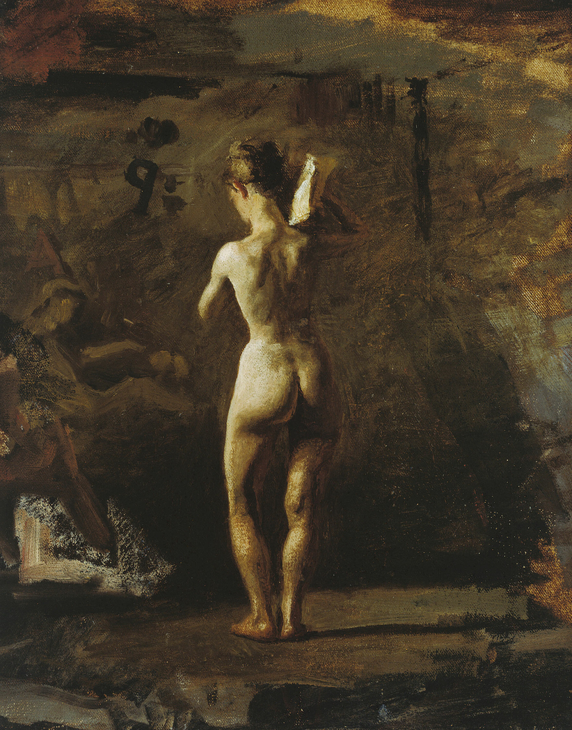 Study for "William Rush Carving His Allegorical Figure of the Schuylkill River"