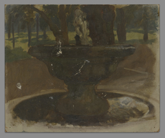 Study of a fountain by Edwin Austin Abbey
