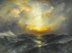 Sunset at Sea by Thomas Moran