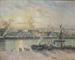 Sunset, Port of Rouen (Steamboats)