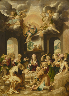 The Adoration of the Shepherds by Flemish School