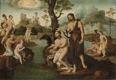 The baptism of Christ by Unknown Artist