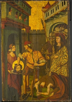 The Beheading of Saint John the Baptist by Master of Palanquinos
