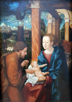 The birth of Christ by Hans Burgkmair the Elder