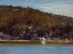 The camp, Sirius Cove by Tom Roberts