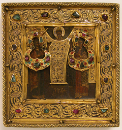 The Christ Child with Saints Boris and Gleb by Anonymous