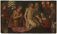The Dead Christ with the Virgin and Saints by Marco Palmezzano