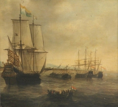 The Dutch Ship Eendracht by Jacob Adriaensz Bellevois