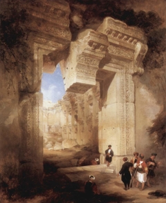 The Entrance to the Golden Temple in Baalbeck