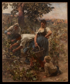 The Grape Harvest by Léon Augustin Lhermitte
