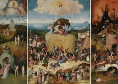 The Haywain Triptych by Hieronymus Bosch