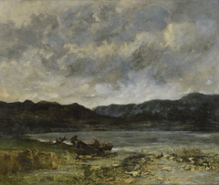 The Lake, Near Saint-Point by Gustave Courbet