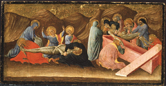 The Lamentation and the Entombment by Bartolomeo di Tommaso