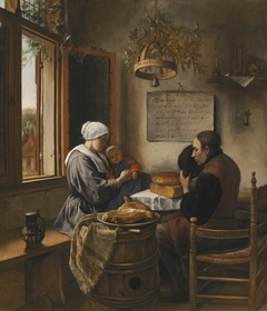 The Prayer Before the Meal by Jan Steen
