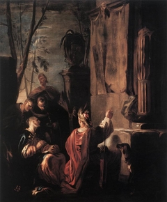The Scythes at the Tomb of Ovid by Johann Heinrich Schönfeld