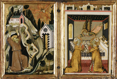 The Stigmatization of St. Francis, and Angel Crowning Saints Cecilia and Valerian