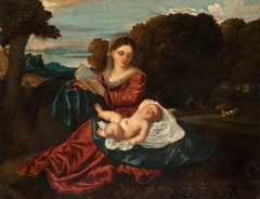 The Virgin and Sleeping Christ Child