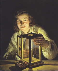 The young boy with the stable-lantern / The Young Stableboy with a Stable Lamp