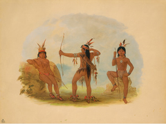 Three Woyaway Indians by George Catlin