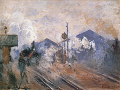 Train Tracks at the Saint-Lazare Station